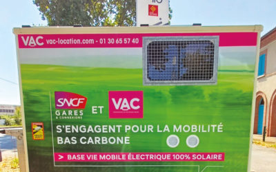 VAC acteur d’une mobilité bas carbone avec SNCF Gares & Connexions